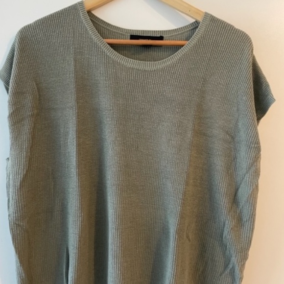 Knit Sage Green tank top - Picture 1 of 3